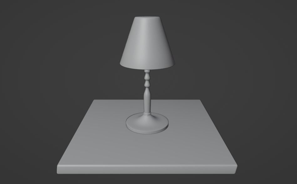 Table Lamp 3D model_8