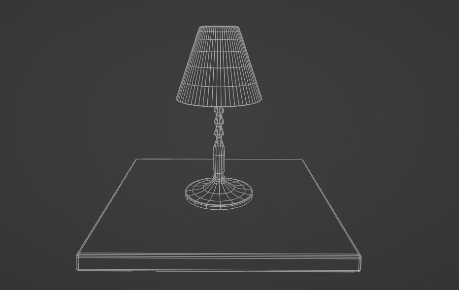Table Lamp 3D model_7