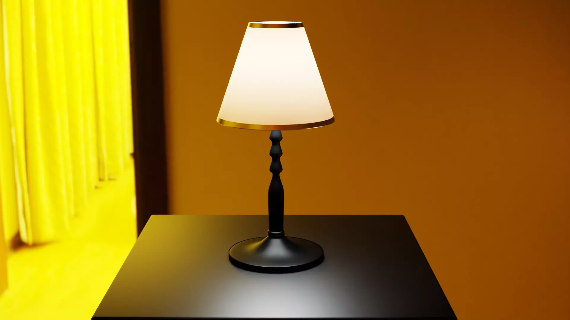 Table Lamp 3D model_0