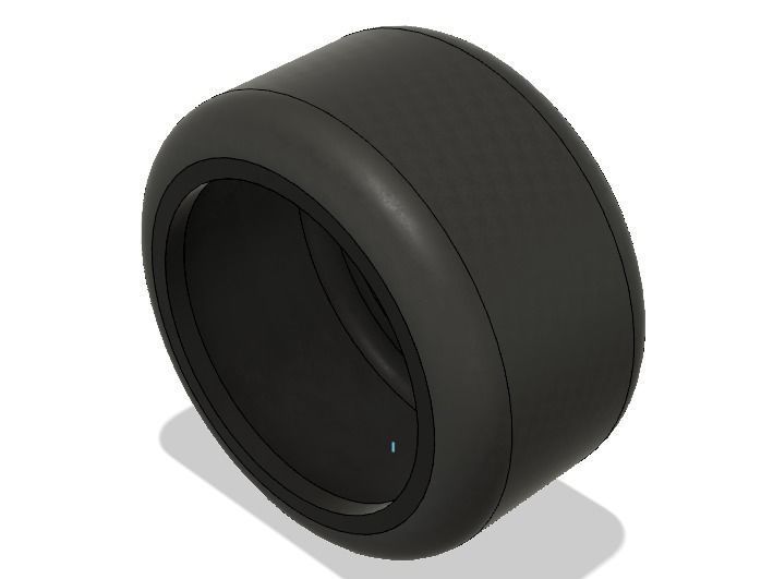 drag tire 3D model_1