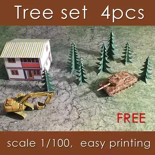TREE set free shipping Free 3D model