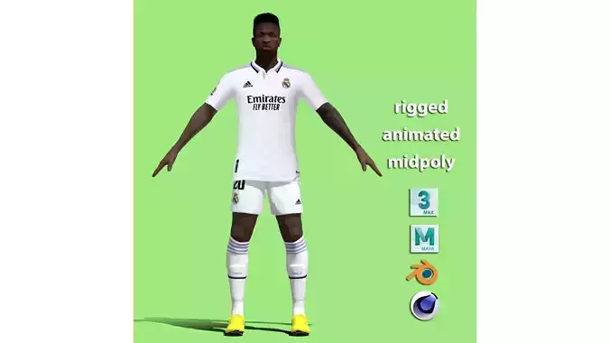 T-P Rigged Vinicius Real Madrid 2023