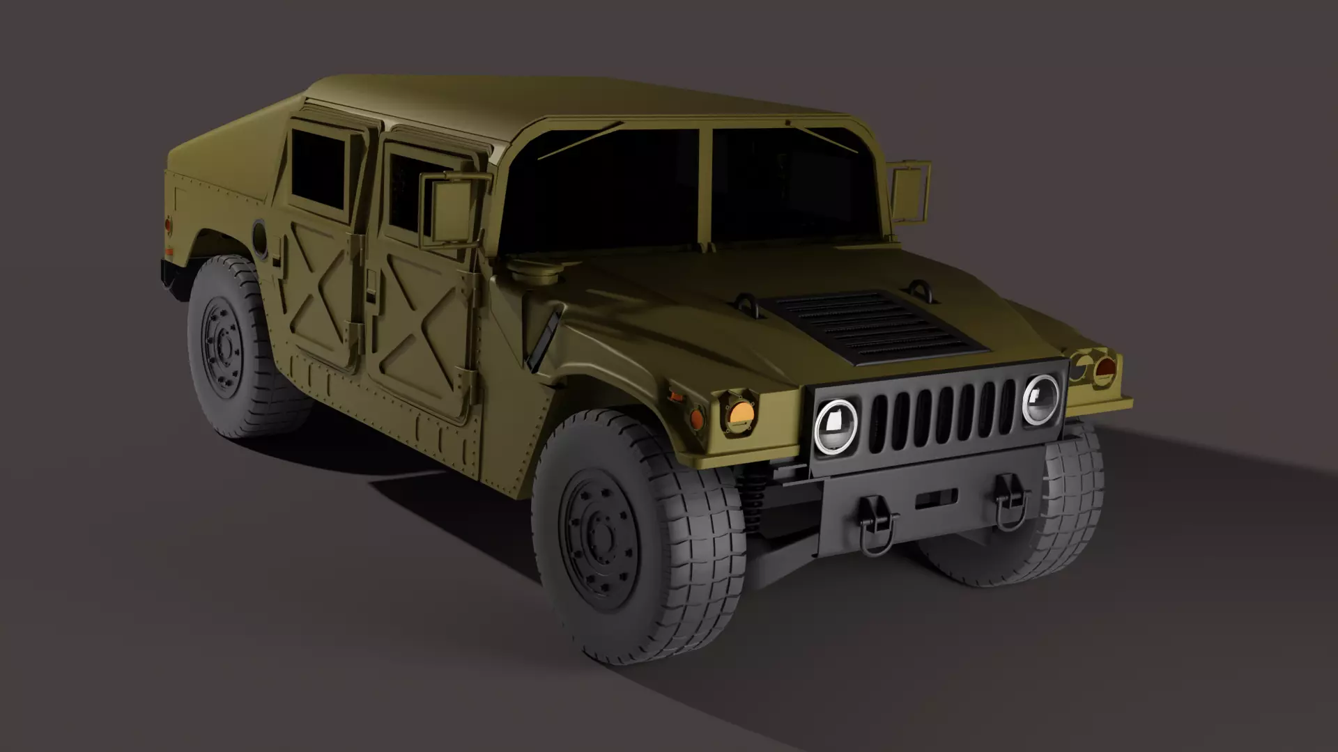 Humvee 3D model_0