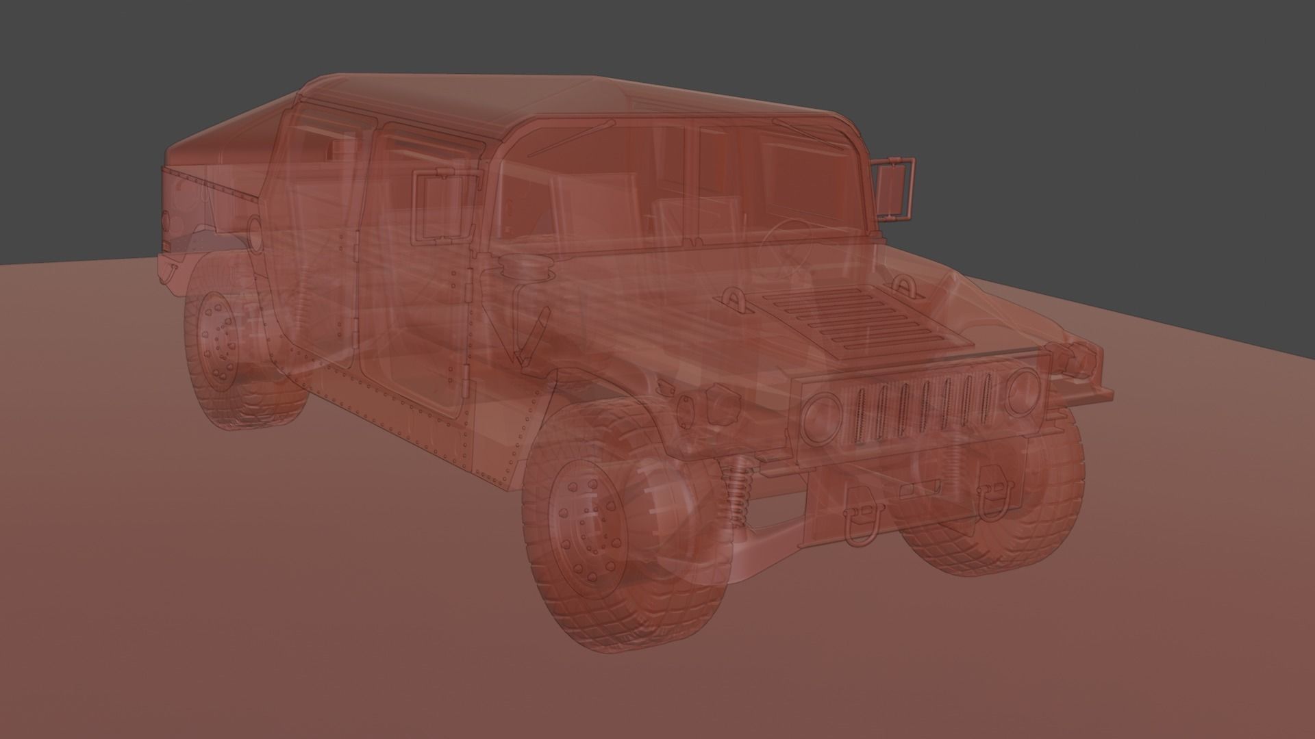 Humvee 3D model_2