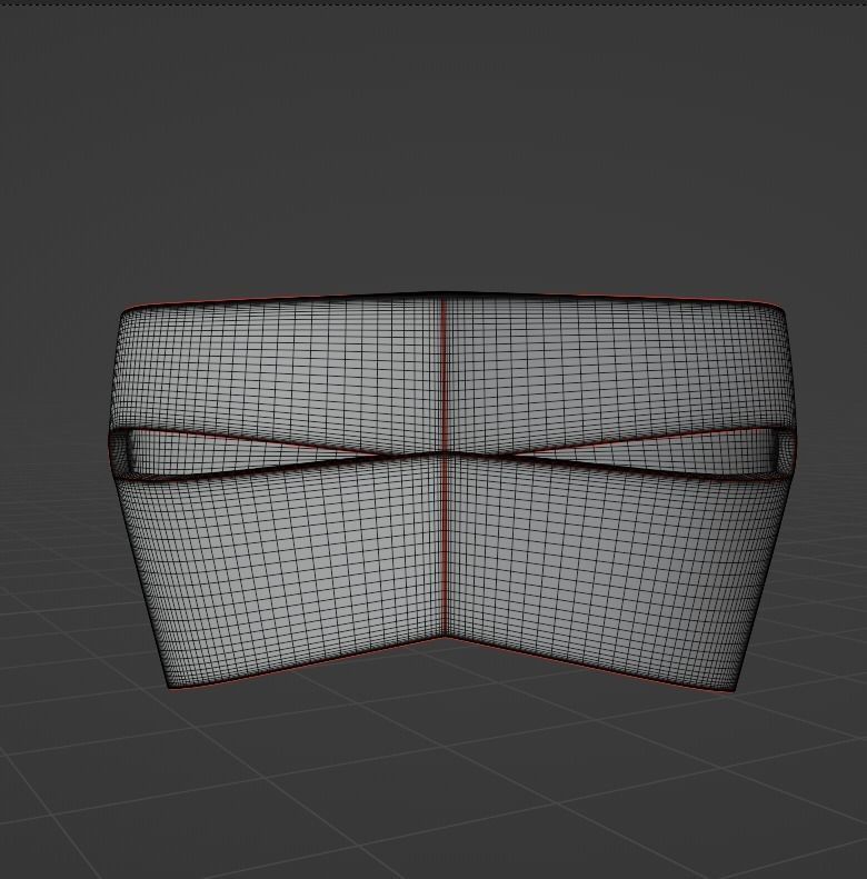 Iron Mask  Low-poly 3D model_13