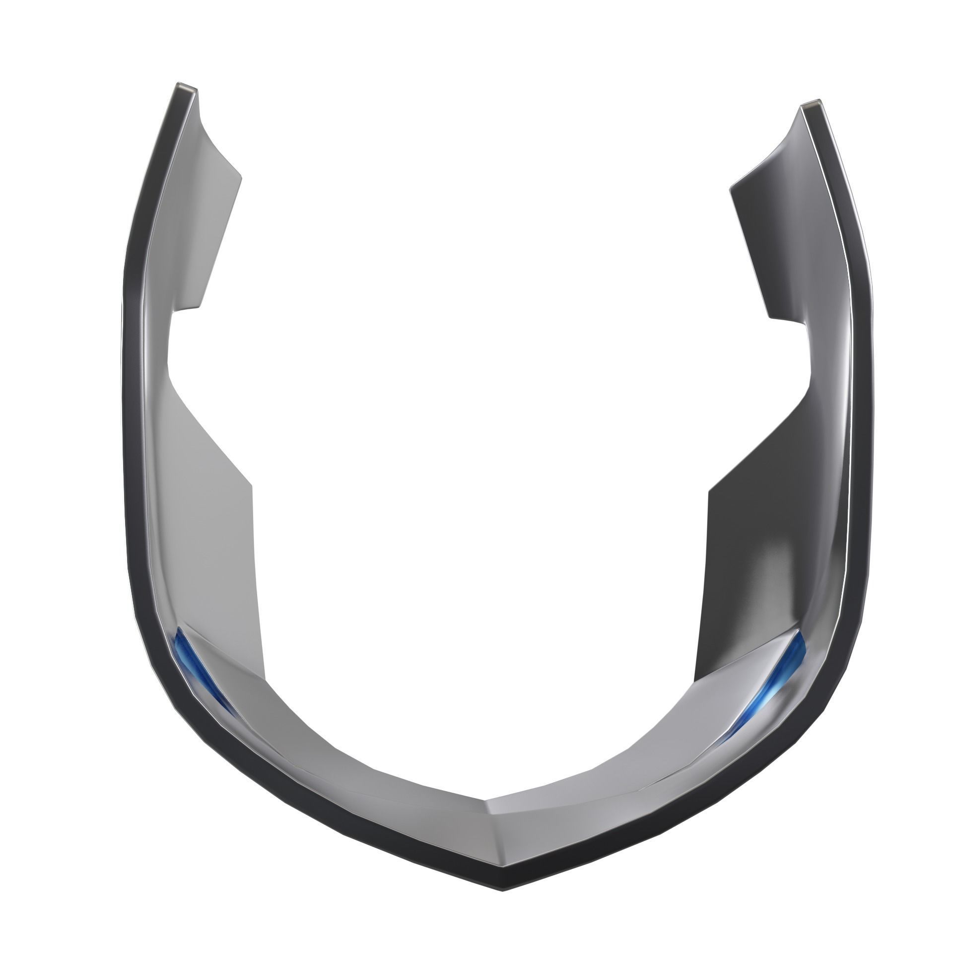 Iron Mask  Low-poly 3D model_7