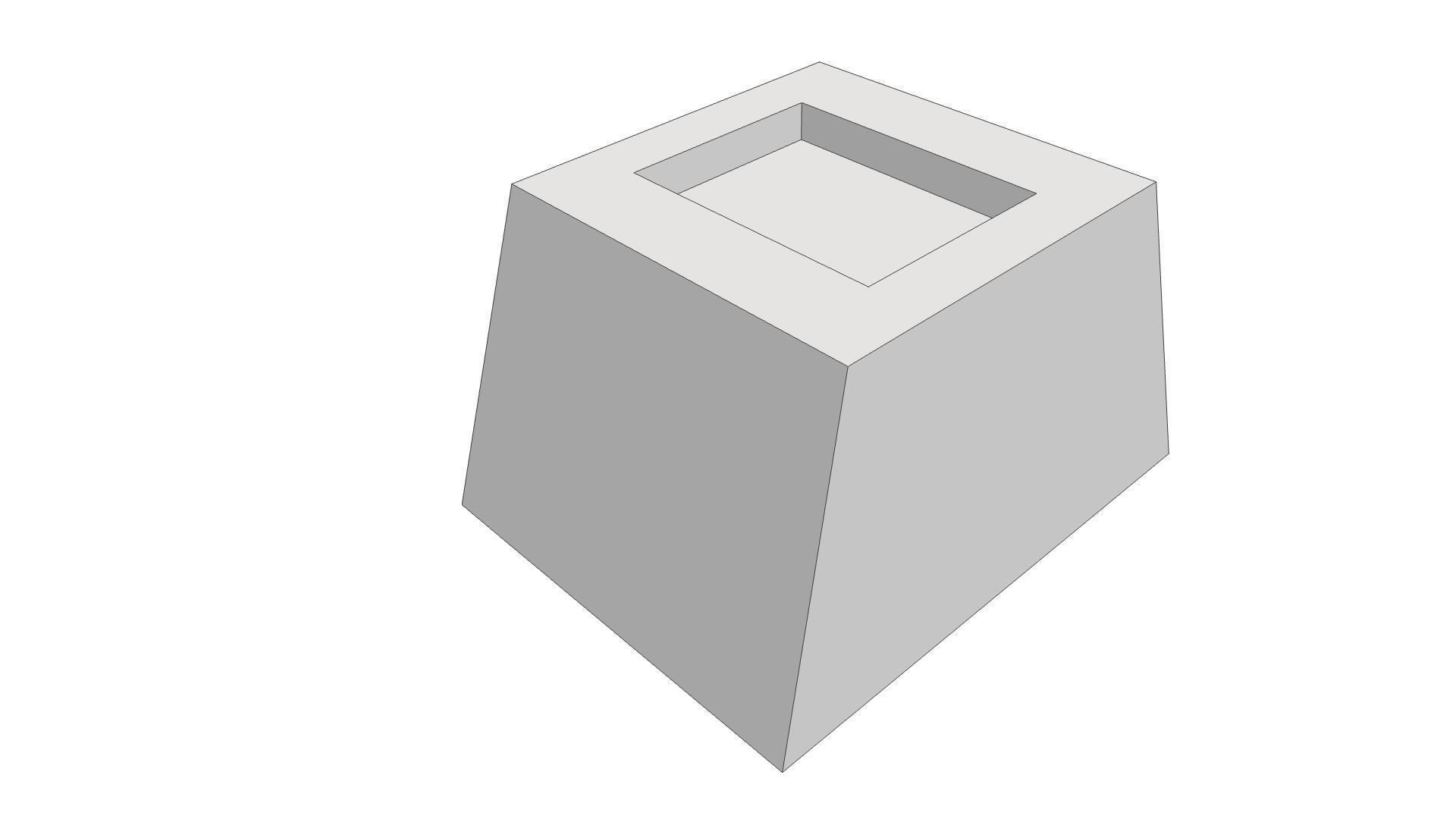 Concrete fence 1-120 3D print model_6