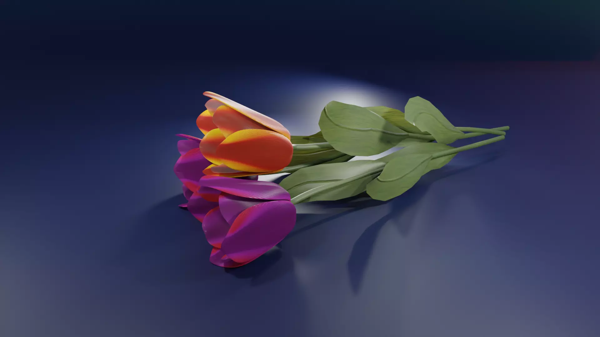 Free flowers for the holiday Free 3D model