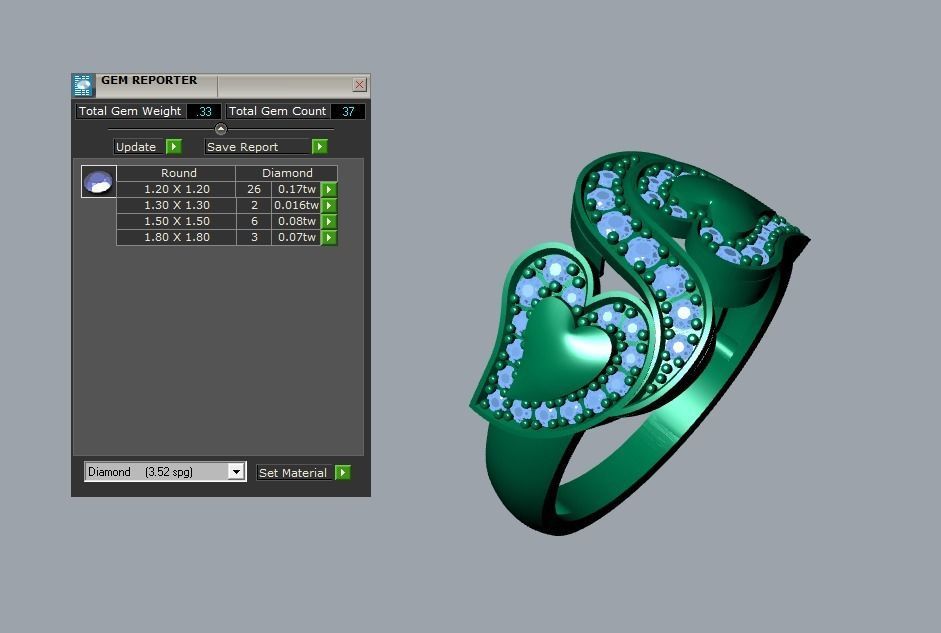 jewelry ring 3D print model_7