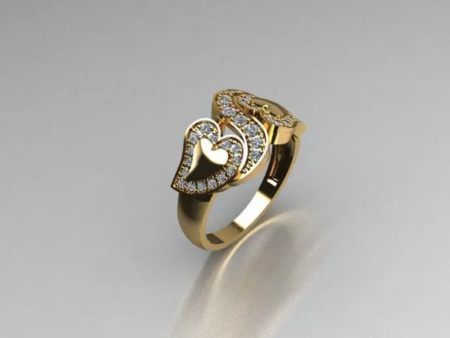 jewelry ring 3D print model_0