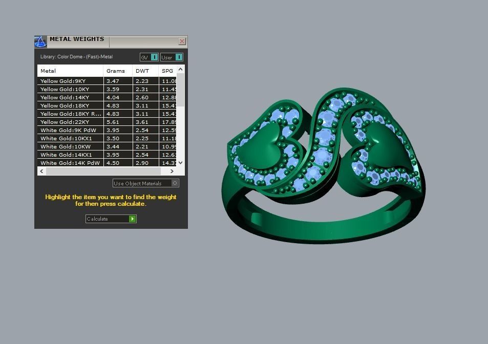 jewelry ring 3D print model_8