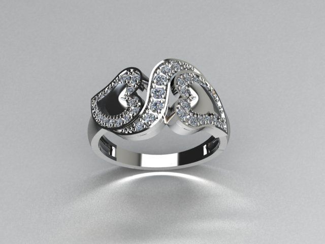 jewelry ring 3D print model_1
