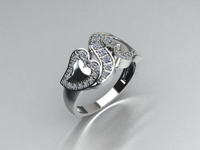 jewelry ring 3D print model_3