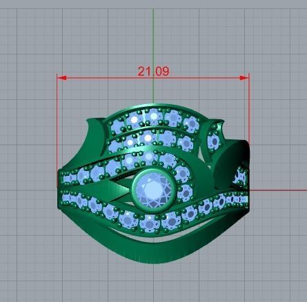 jewelry ring 3D print model_9