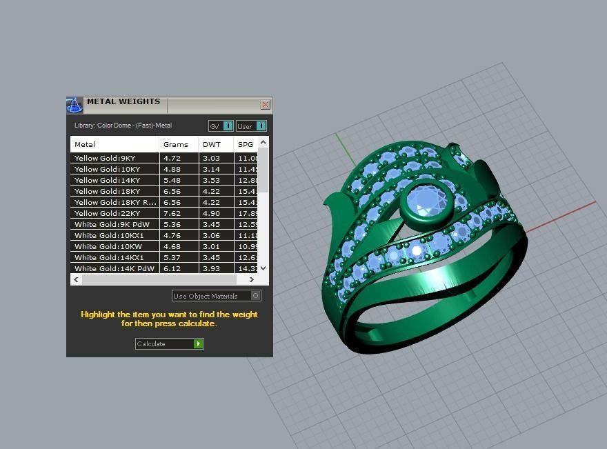 jewelry ring 3D print model_7