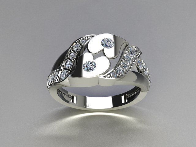 jewelry ring 3D print model_3