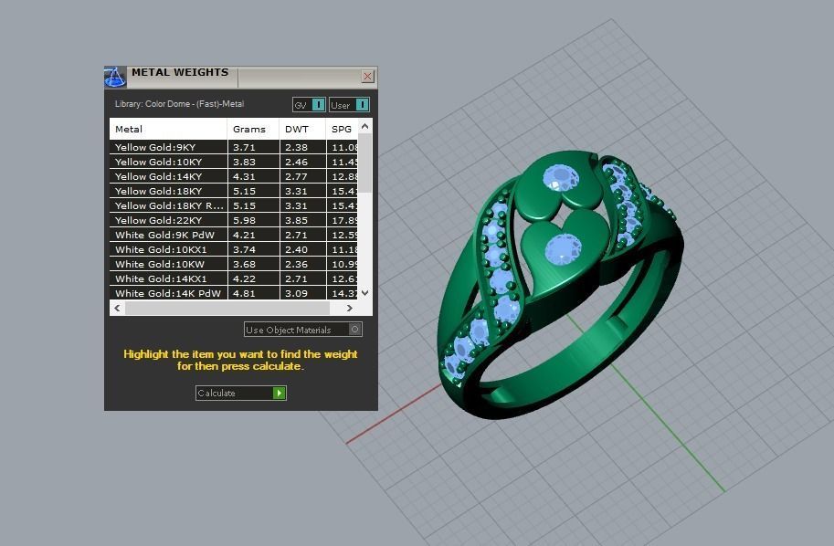 jewelry ring 3D print model_8