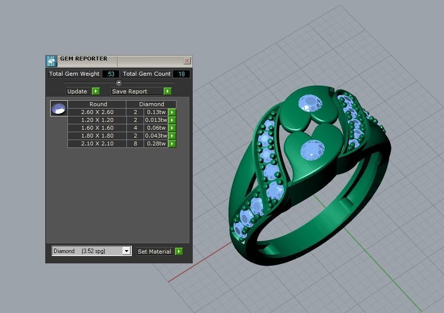 jewelry ring 3D print model_7