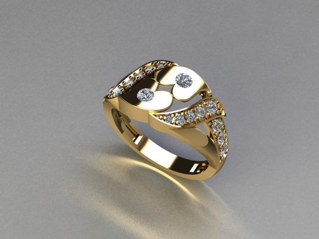 jewelry ring 3D print model_2