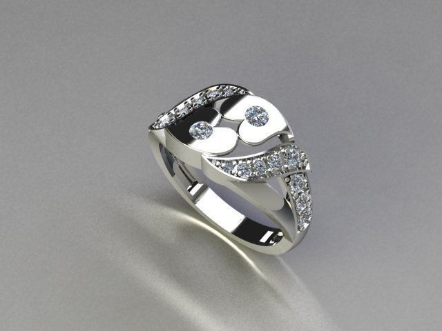 jewelry ring 3D print model_1