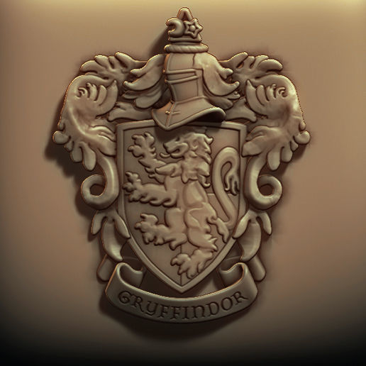 Gryffindor Keycaps 3D print model_2