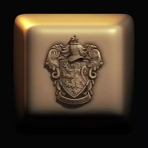 Gryffindor Keycaps 3D print model_0