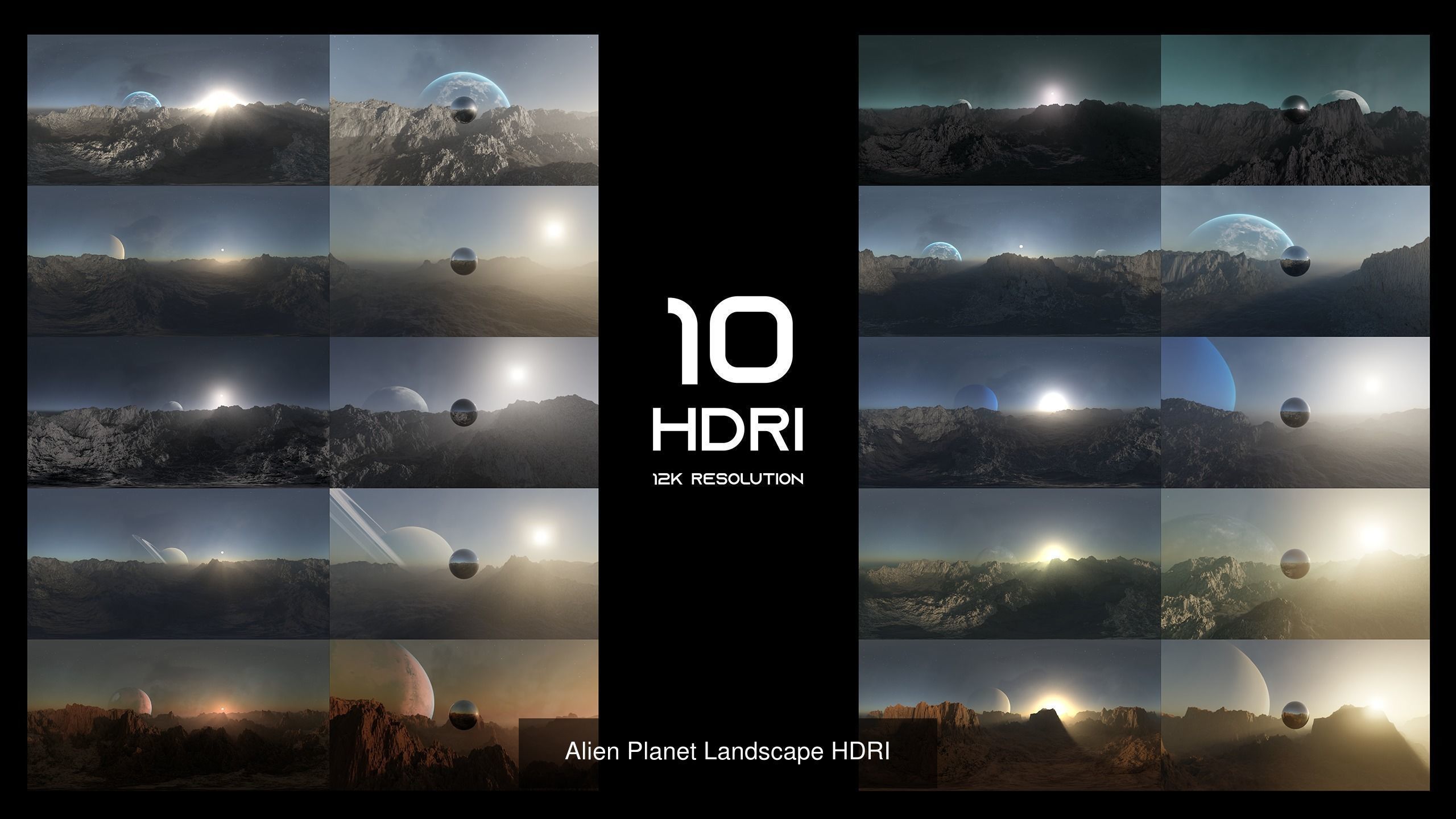 Sci-fi Space HDRI 3D Model Collection_4