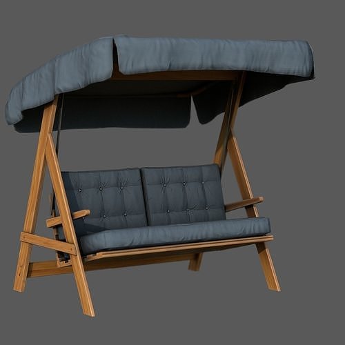 Hollywood Swing Low-poly 3D model
