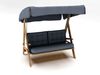 Hollywood Swing Low-poly 3D model_1