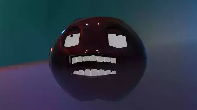 Tom the Cherry fantasy character rigged pbr Low-poly 