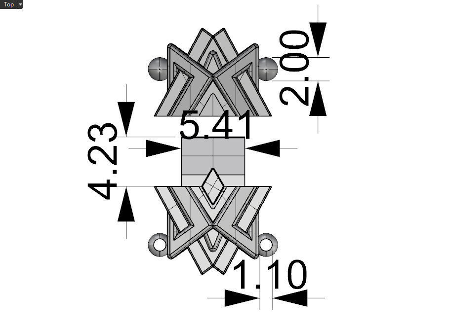 Necklace bracelet chain link v7 3D print model_12