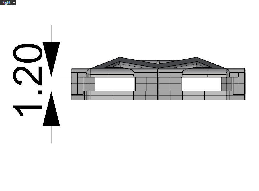 Necklace bracelet chain link v7 3D print model_11