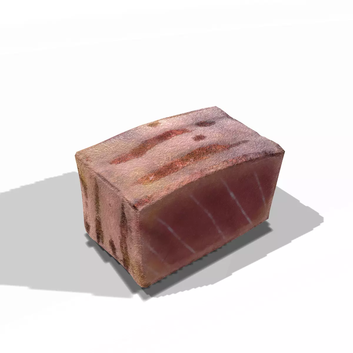 Tuna Cube Low-poly 3D model