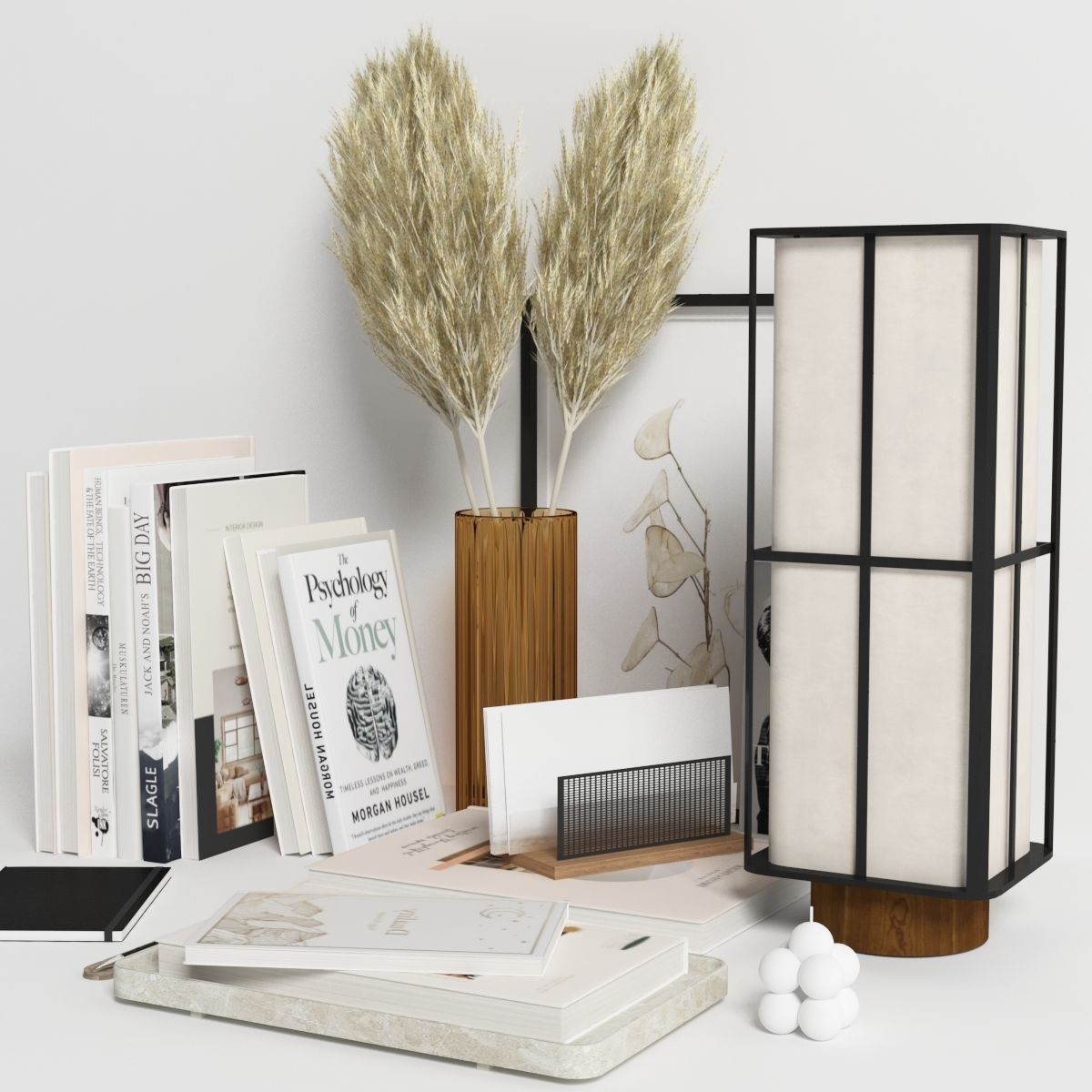 Decorative set 01 3D model_2