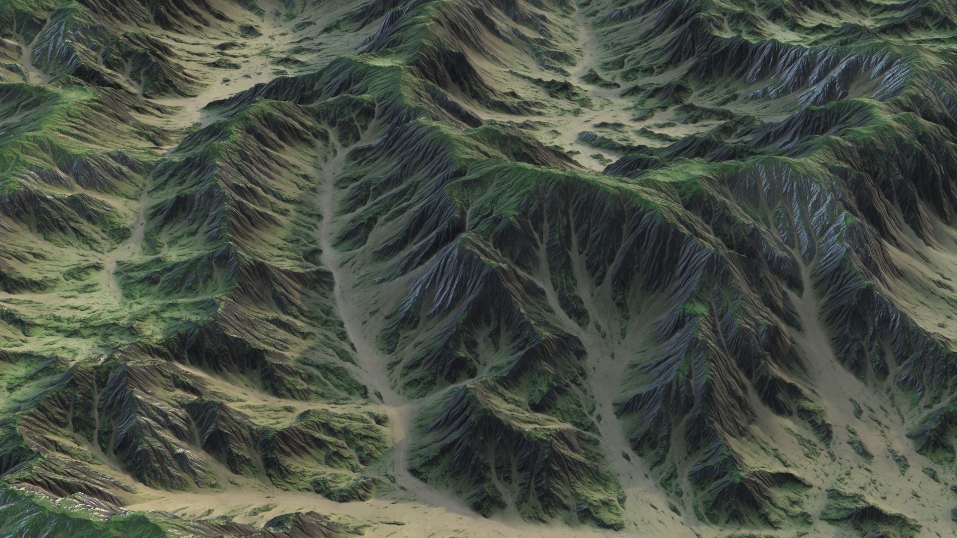 Landscape 86 Low-poly 3D model_1