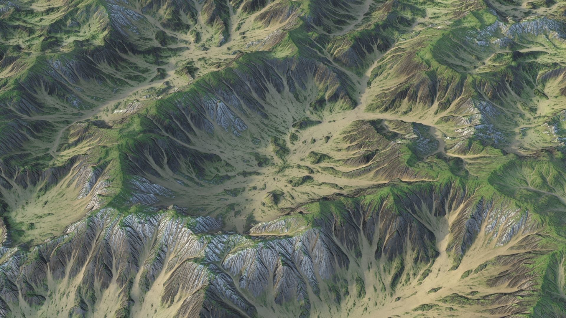 Landscape 86 Low-poly 3D model_4