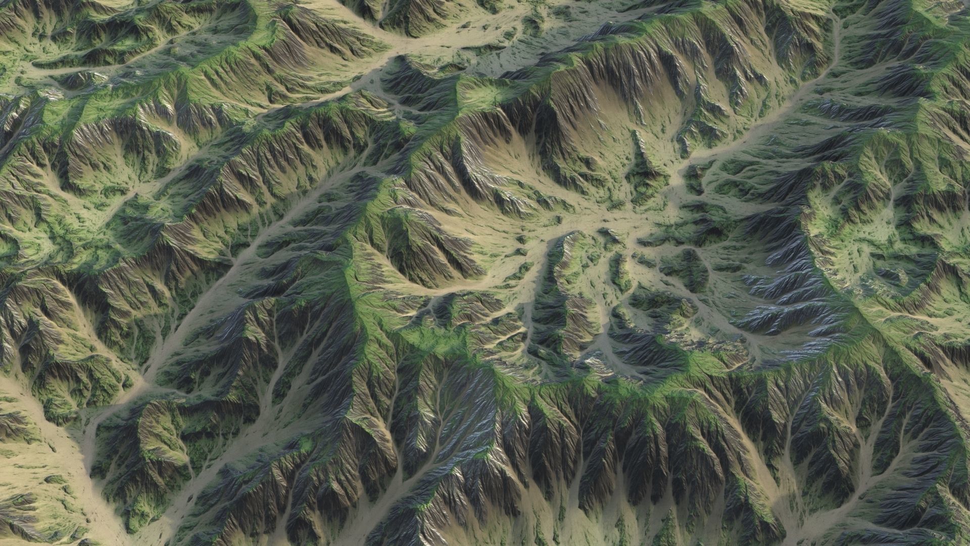 Landscape 86 Low-poly 3D model_7