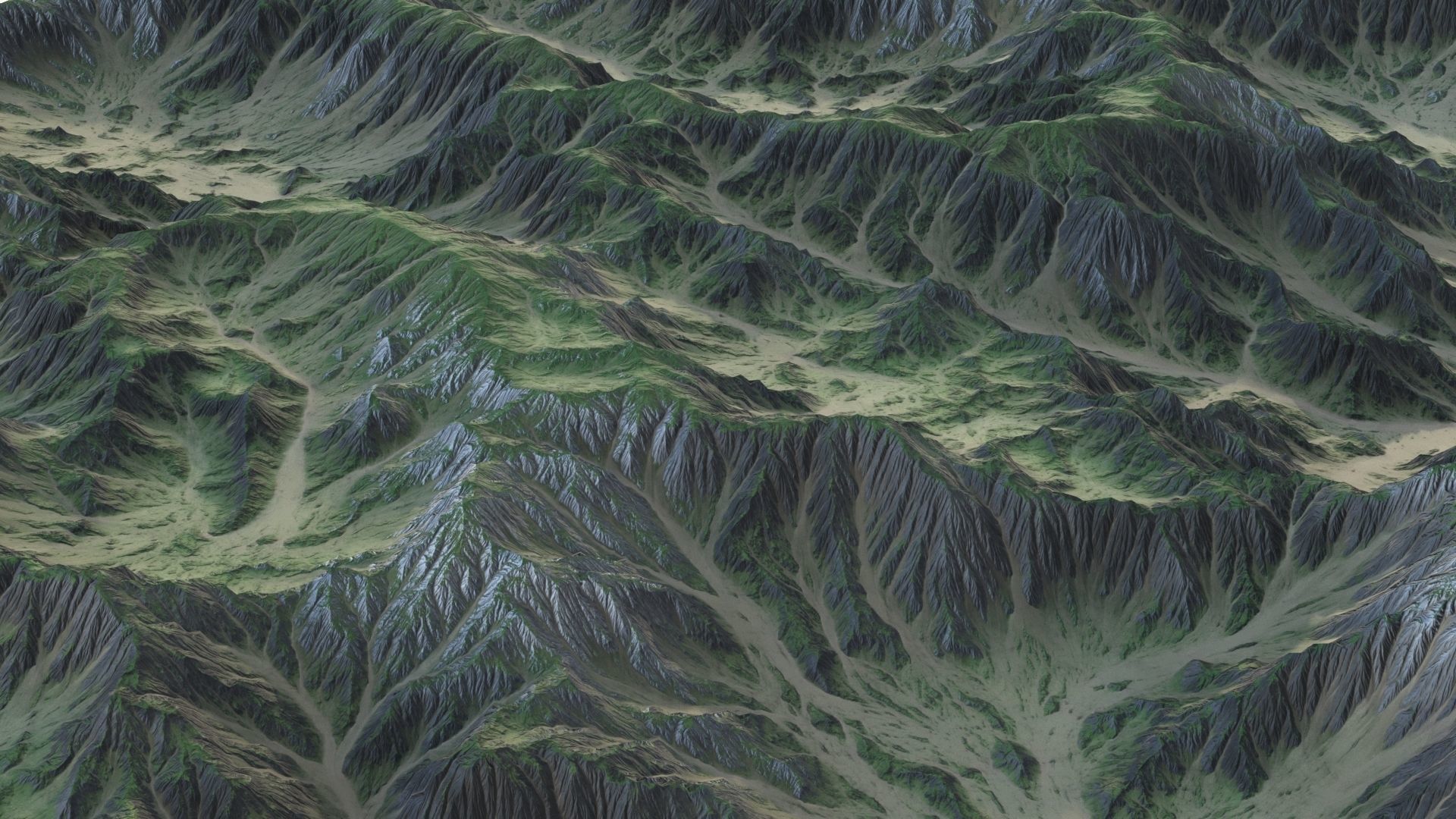 Landscape 86 Low-poly 3D model_2