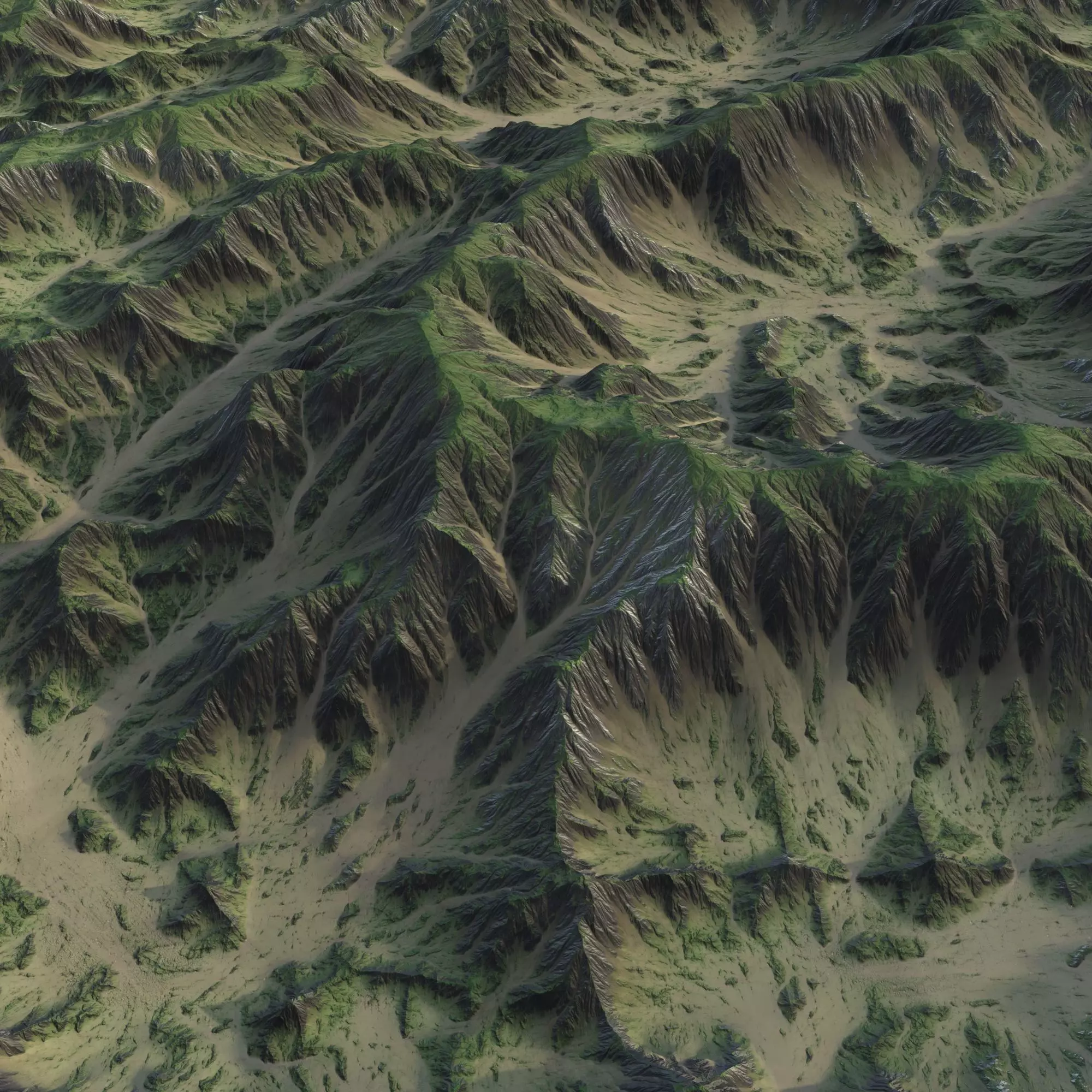 Landscape 86 Low-poly 3D model_0