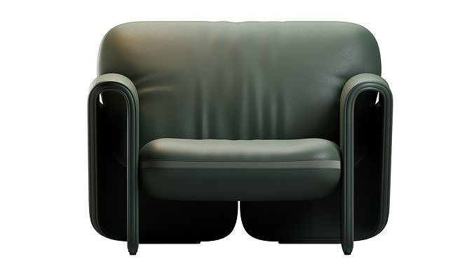 Ds 125 Armchair De Sede 3D model 6
