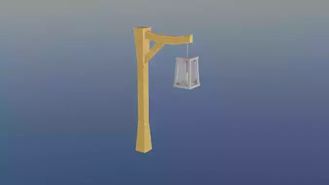 Medieval toon light pole