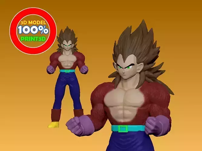 VEGETA SJ4 - DRAGONBALL - 3D PRINT MODEL