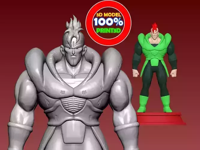 ANDROID 16 - DRAGONBALL - 3D PRINT MODEL