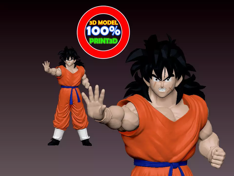 YAMCHA - DRAGONBALL - 3D PRINT MODEL 3D print model_0