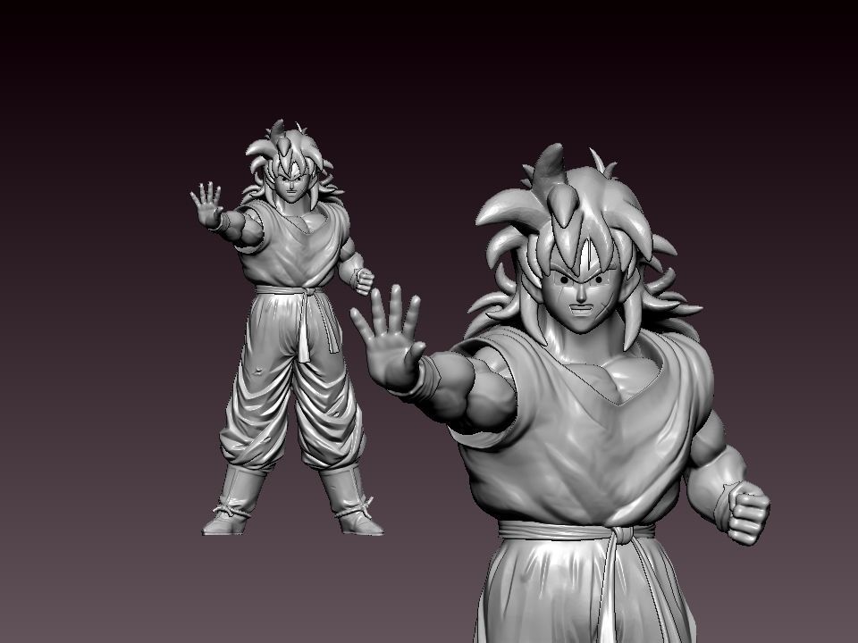 YAMCHA - DRAGONBALL - 3D PRINT MODEL 3D print model_1