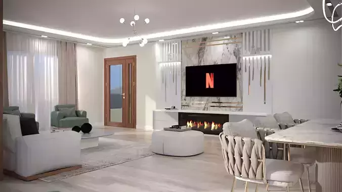 Living room hall