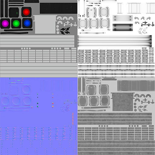 Light Truss - PBR Game Ready Props Low-poly 3D model_4