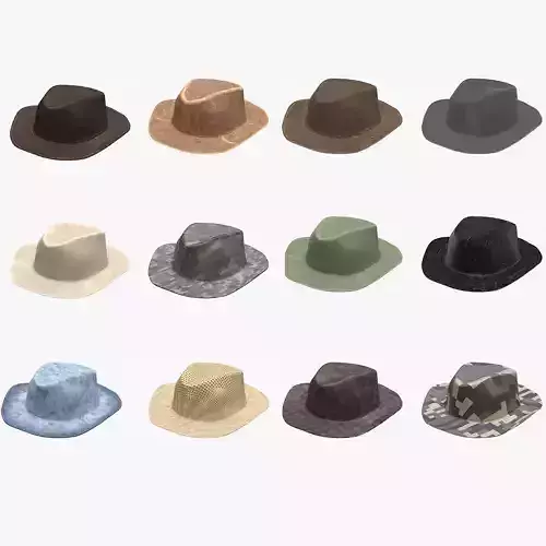 4K Cowboy Hat With 12 Colors