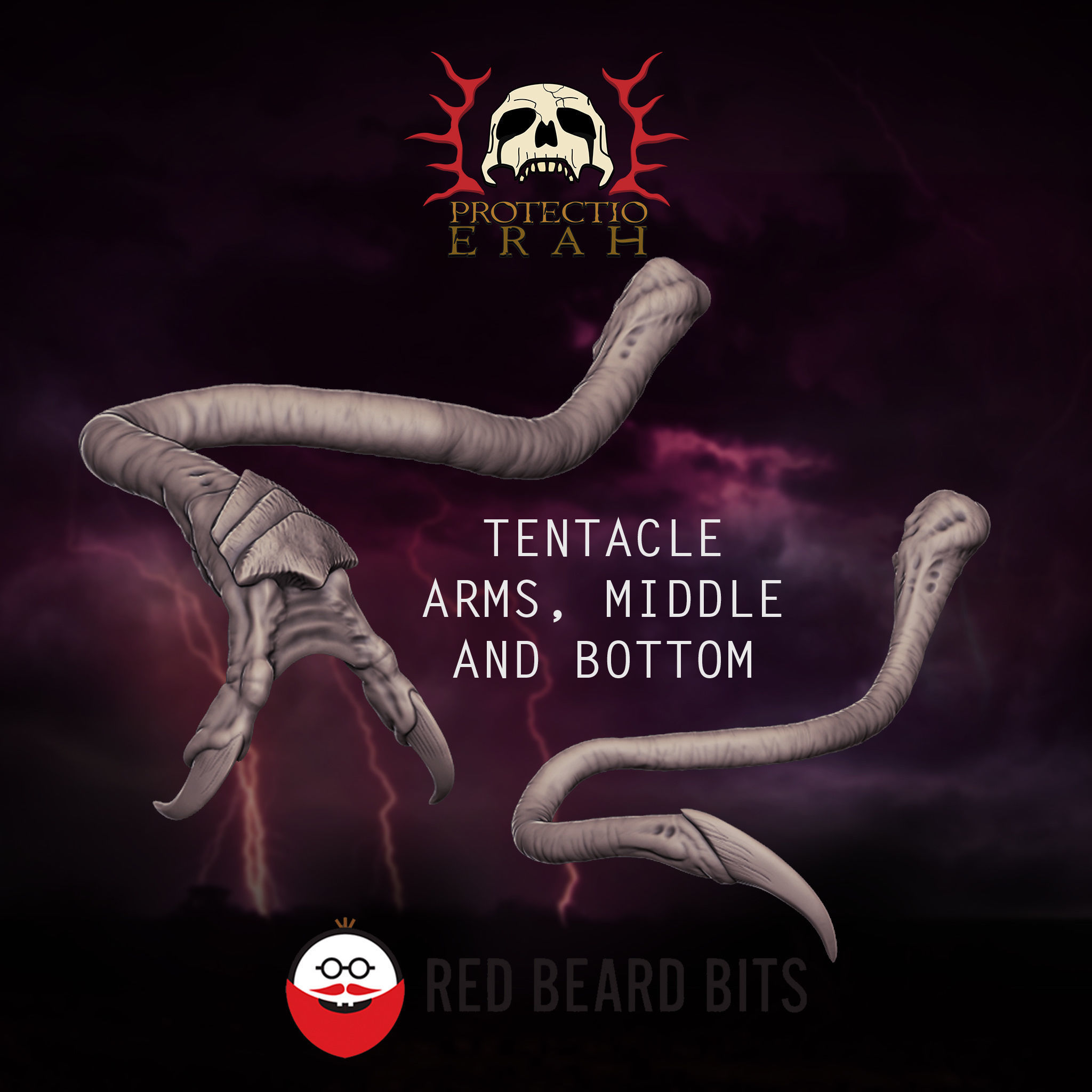 Xenoteras Parasyte Wyrm and Flying Swarms 3D print model_7