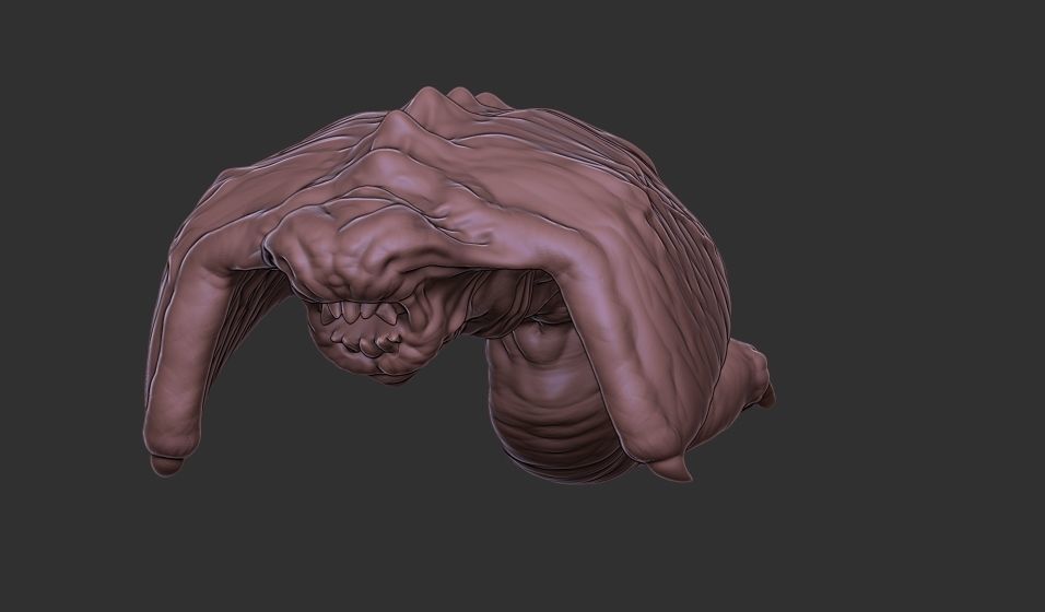 Xenoteras Parasyte Wyrm and Flying Swarms 3D print model_19